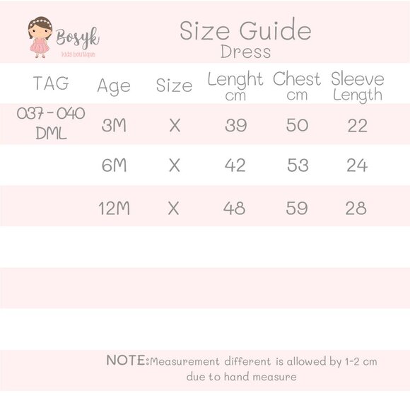 Victoria Sweet Dream Dress-Set- Dress for Baby Girls -Elegant Dresses for Baby - Picture 4 of 4